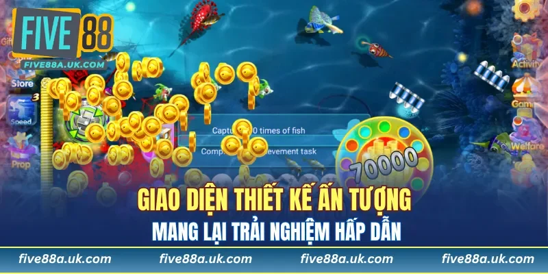 Giao diện thiết kế ấn tượng mang lại trải nghiệm hấp dẫn